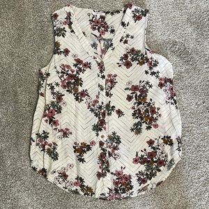 Maurices floral blouse. Size large